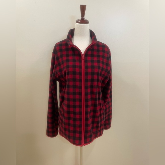Soft Fleece Flannel Croft & Barrow Jacket - Picture 1 of 6